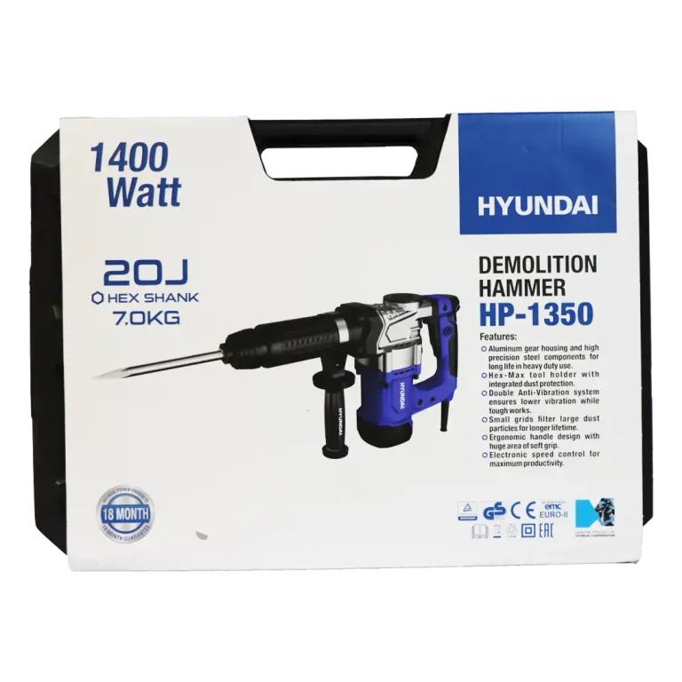 چکش تخریب 7 کیلویی هیوندای مدل HP-1350