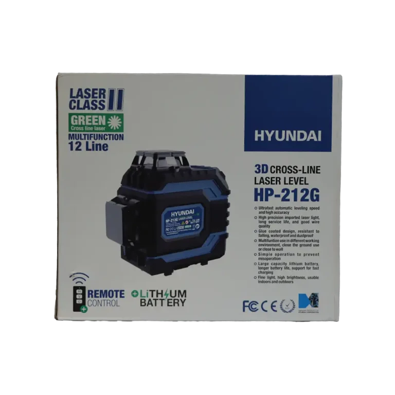 تراز لیزری 3D شارژی هیوندای مدل HP-212G