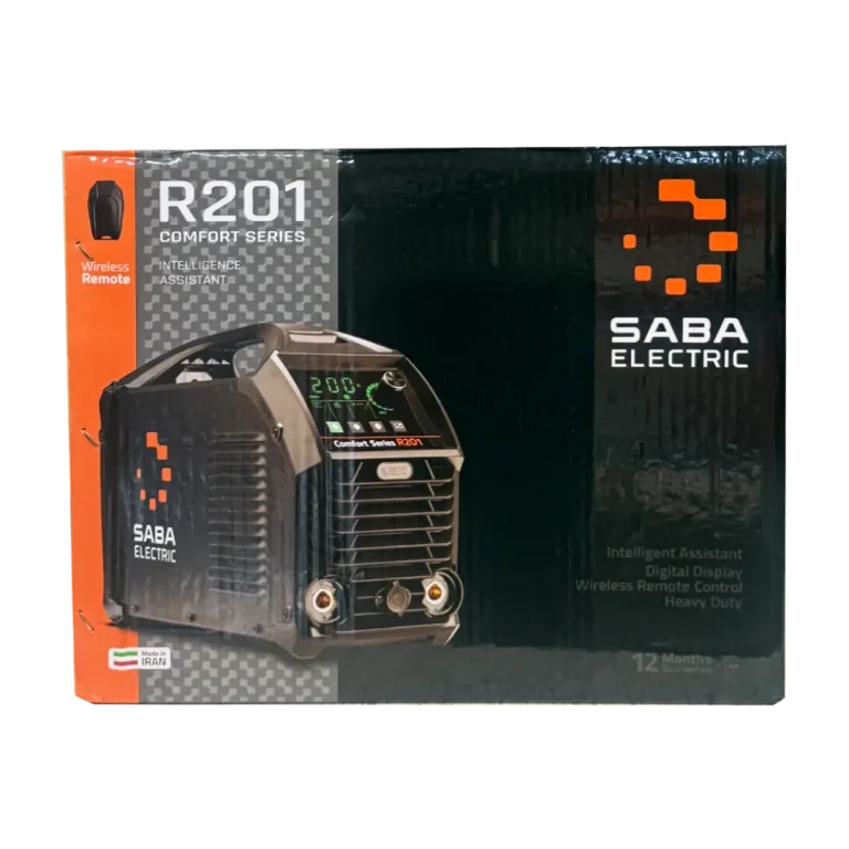 دستگاه جوش اینورتر ۲۰۰ آمپر صبا الکتریک مدل COMFORT SERIES R201