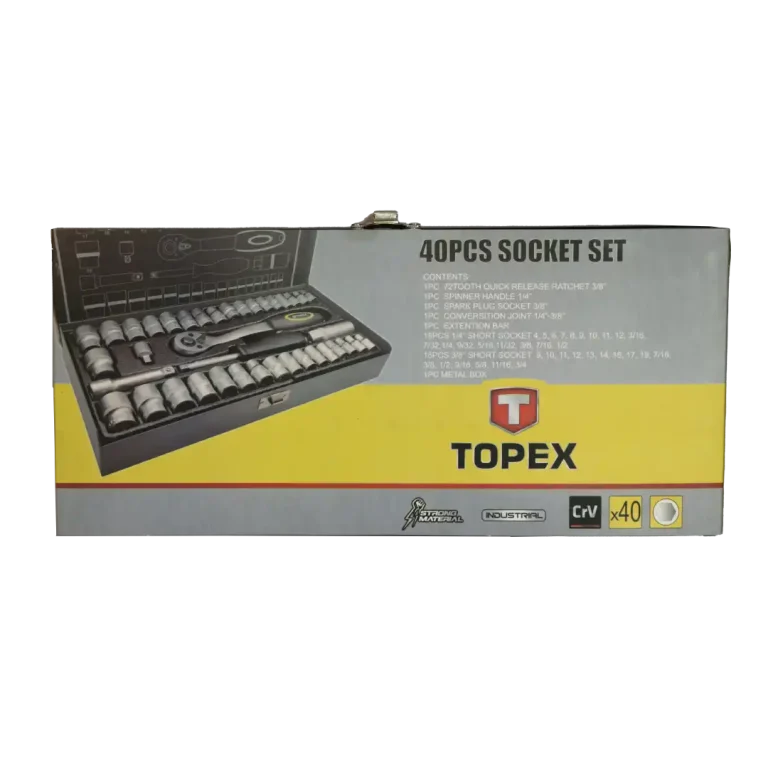 ست سوکت 40 عددی تاپکس سری TOPEX PLUS