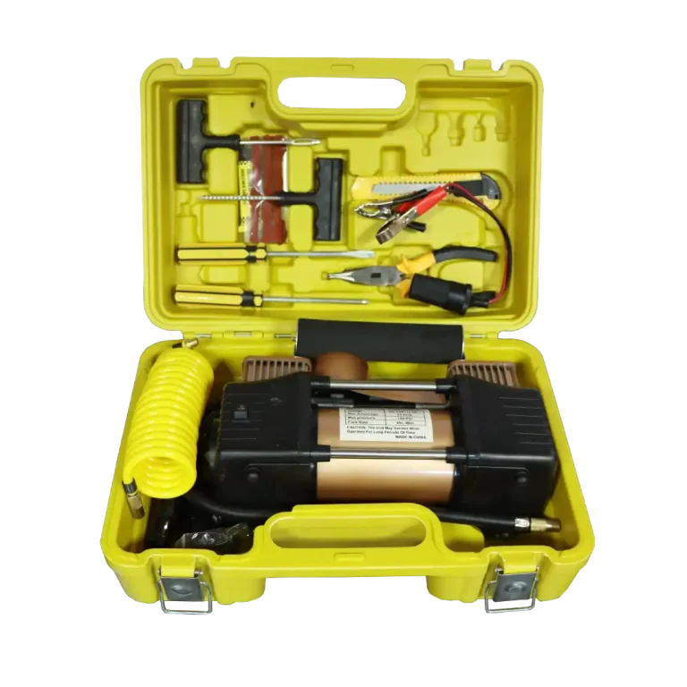 کمپرسور باد فندکی و سر باتری تاپکس