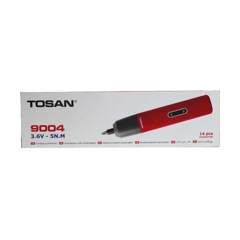 پیچ گوشتی شارژی 3.6 ولت توسن مدل 9004