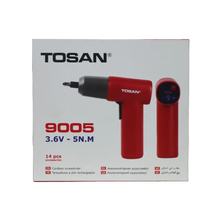 پیچ گوشتی شارژی 3.6 ولت توسن مدل 9005