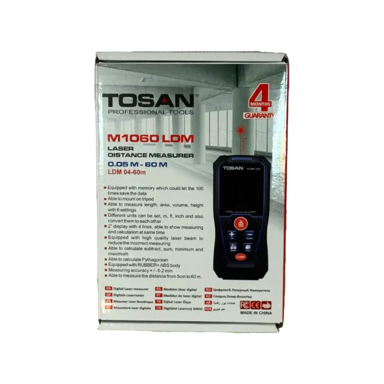 متر لیزری ۶۰متری توسن مدل M1060 LDM