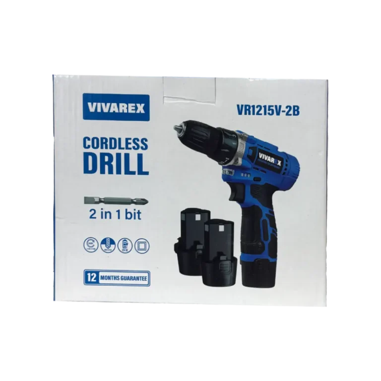 دریل پیچ گوشتی شارژی 12 ولت دو باتری ویوارکس مدل VR1215-2B